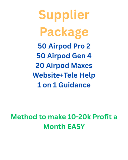 💸 Supplier Package 💸